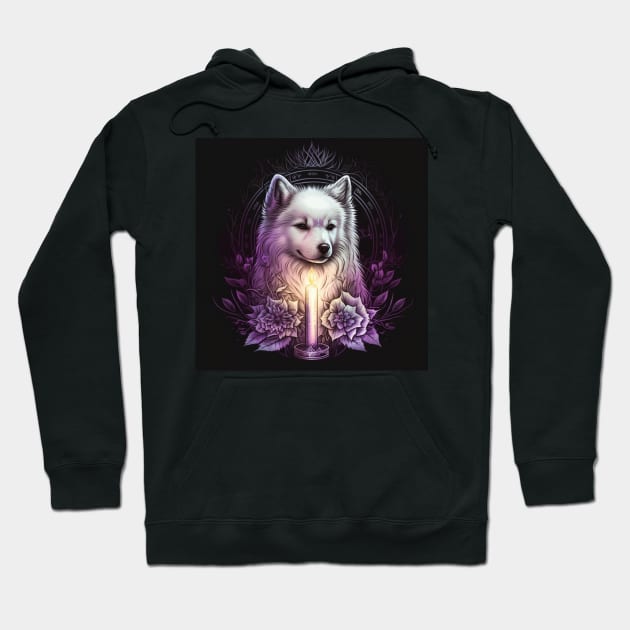 Gothic Samoyed Hoodie by Enchanted Reverie